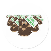 save wildlife hedgehogs stickers