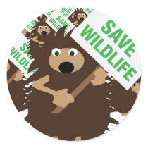 save wildlife hedgehogs stickers