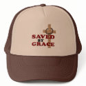 SAVED BY GRACE hat