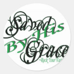 Saved By His Grace stickers