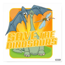 SaveTheDinos Poster posters by weemad SaveTheDinos Poster posters