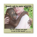 Saving Endangered Species magnets by Rebecca_Reeder Saving Endangered Species magnets