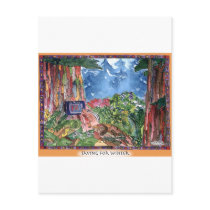 Saving For Winter Post Cards