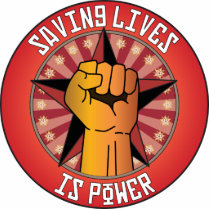 Saving Lives Is Power photo sculptures by busybrain Saving Lives Is Power photo sculptures