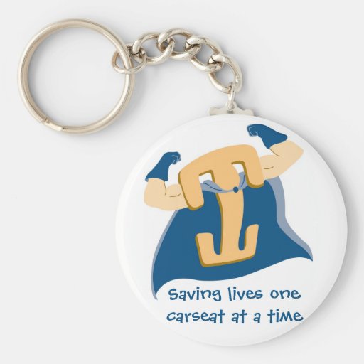 Saving lives one carseat at a time keychain | Zazzle