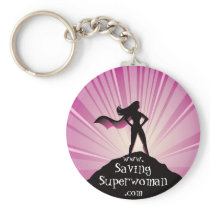 Saving Superwoman Keychain keychains