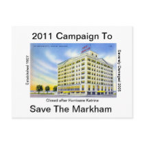 Saving The Historic Markham Hotel Postcard