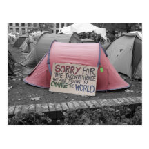 Saving the World - Cards Post Card