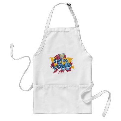 Saving the world with paint aprons