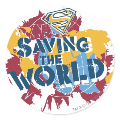 Saving the world with paint stickers