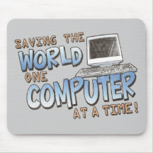 Saving theWorld Mousepad