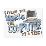 Saving theWorld postcards