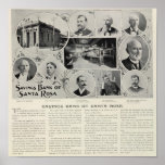 Savings Bank of Santa Rosa, California Posters