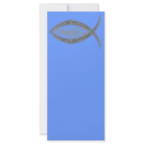 Savior Fish - Grey rack cards