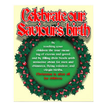 Saviour's birth poster posters