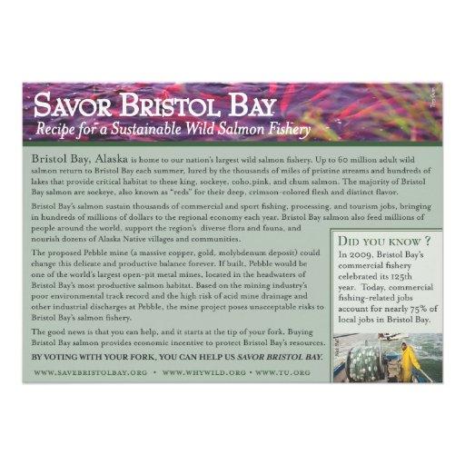 Savor Bristol Bay Custom Invitations