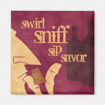 Savoring Wine Magnet