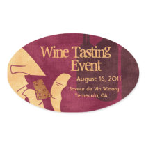 Savoring Wine Sticker