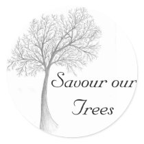 Savour our Trees stickers by TwisTile Savour our Trees stickers