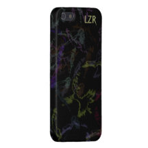 Savvy iPhone 5 case - Lightning Storm on Black