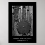 SAW BLADE, BODIE STATE PARK, CA. US POSTERS