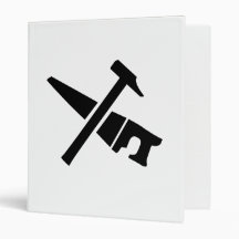 Saw hammer tools vinyl binder