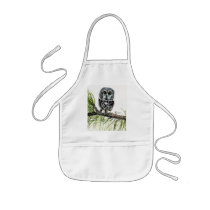 Saw Whet Owl Apron by Critterpainter Saw Whet Owl Apron