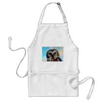Saw-whet owl apron
