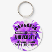 SAWGRASS UNIVERSITY ALUMINUM ARTS DIVISION LOGO keychains by Mulestubborn SAWGRASS UNIVERSITY ALUMINUM ARTS DIVISION LOGO keychains