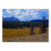 Sawtooth Mountains Greeting Card