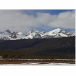 Sawtooth Mountains Snow Peaks