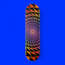 Sawtooth Spiral: Custom Skateboard