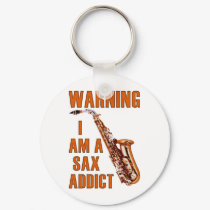 Sax Addict keychains by MarchingBand Sax Addict keychains
