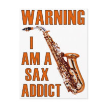 Sax Addict postcards by MarchingBand Sax Addict postcards