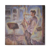 Sax in the Park magnets by lindsaylewis11 Sax in the Park magnets