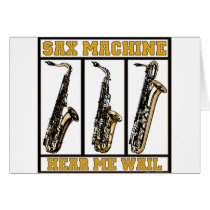 Sax Machine Cards