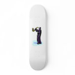 Sax Player Stylized Purple Version Skateboard
