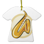saxaphone christmas ornaments