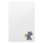 Saxaphone Jazz Blues Bear Stationery Paper