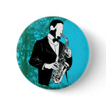 Saxaphone Music Button