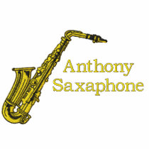 Saxaphone Polo embroidered shirts by ThreadHeadLTD Saxaphone Polo embroidered shirts
