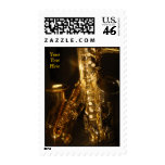 Saxaphone Postage Stamp