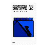 Saxaphone Rock #2 Postage Stamps