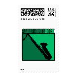 Saxaphone Rock #3 Postage Stamp