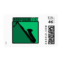 Saxaphone Rock #3 Postage