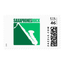Saxaphone Rock #4 Stamps
