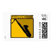Saxaphone Rock #6 Stamps