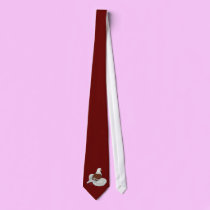 Saxon Shield Red White Bar ties