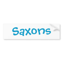 Saxons Bumper Stickers