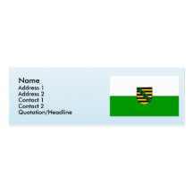 Saxony , Germany Business Cards